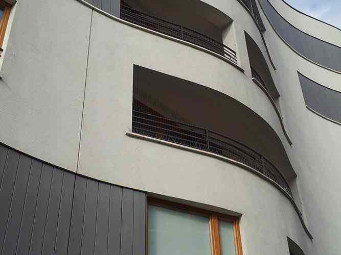 Balustrada balkonowa, balustrada stalowa wykonana z czarnej stali, malowanej proszkowo